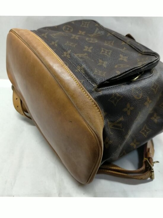 Authentic Louis Vuitton Montsouris GM Backpack Monogram Canvas LV Bag main image 4